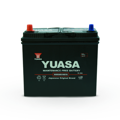 YUASA Maintenance Free Battery NS70