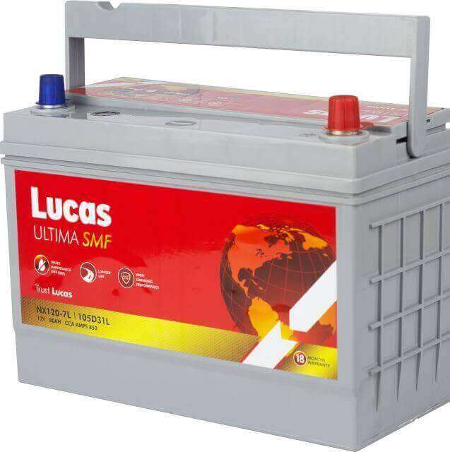 LUCAS Ultima Smf Battery NX120-7L