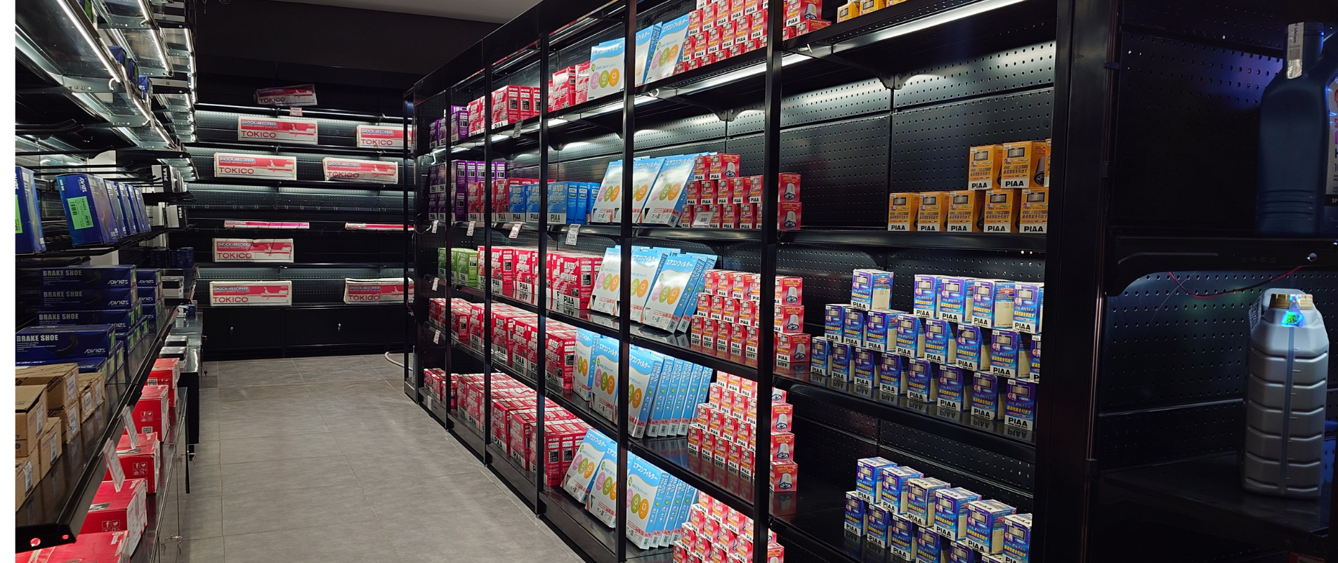 Japan Parts Showroom Interior